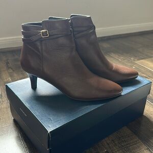 Cole Haan brown booties